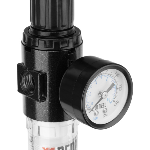 Фильтр-регулятор FR1500, 10 бар, 1500 л/мин, 1/4" Denzel по ценам производителя в Уфе с доставкой по всей России