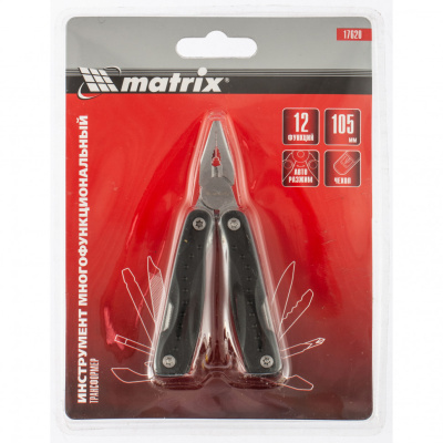 Трансформер, 12 функций, авторазжим, компактный размер, в чехле, 105 мм Matrix по ценам производителя в Уфе с доставкой по всей России