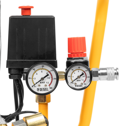 Компрессор DLS950/24 безмаслянный малошумный 950 Вт, 165 л/мин, ресивер 24 л Denzel по ценам производителя в Уфе с доставкой по всей России