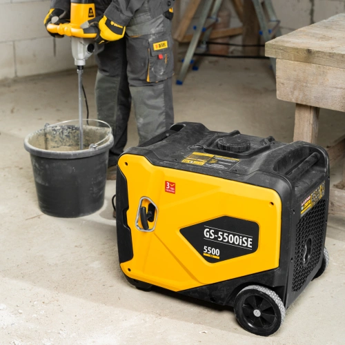 Генератор инверторный GS-5500iSE, 5,5 кВт, 230 В, закрытый корпус,электростартер Denzel по ценам производителя в Уфе с доставкой по всей России