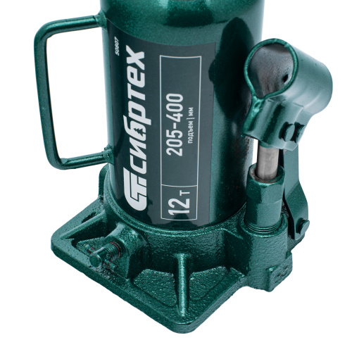 Домкрат гидравлический бутылочный, 12 т, 205-400 мм Сибртех по ценам производителя в Уфе с доставкой по всей России