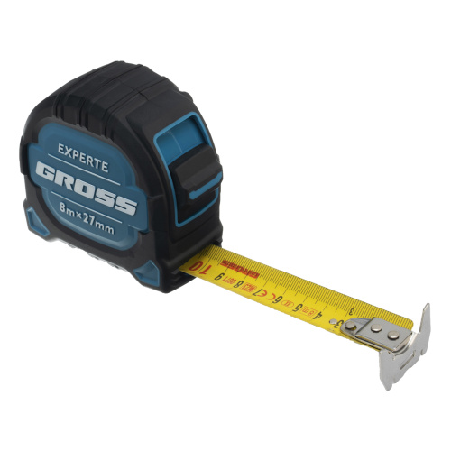 Рулетка Experte,8 м x 27 мм,двухкомпонентный корпус,магнит,двухсторонняя разметка,нейлон Gross по ценам производителя в Уфе с доставкой по всей России