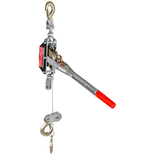 Лебедка рычажная, тяга 2 т, подъем 0.8 т, одинарное храповое колесо Matrix по ценам производителя в Уфе с доставкой по всей России