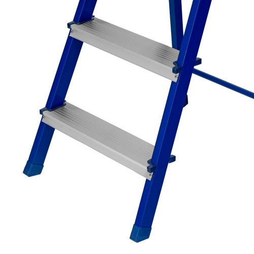 Стремянка, 3 ступени, стальной профиль, алюминиевые ступени Сибртех по ценам производителя в Уфе с доставкой по всей России