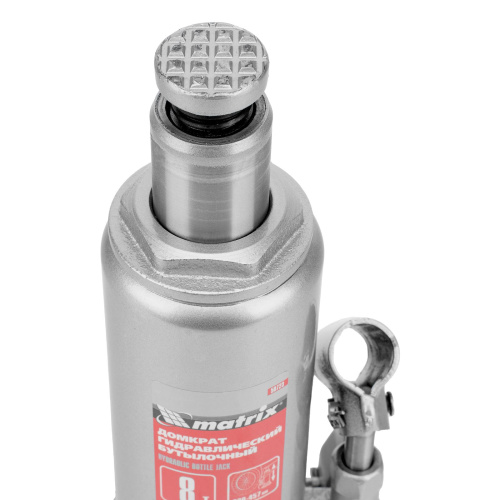 Домкрат гидравлический бутылочный, 8 т, высота подъема 230-457 мм Matrix купить в Москве с доставкой по всей России | ProtosMarket.ru