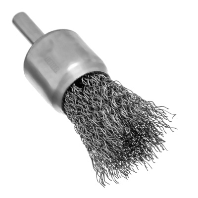 Набор щеток для дрели, 1 Плоская 50мм, 2 Чашки 25-50мм, шпилька, нерж. вит. проволока Denzel по ценам производителя в Уфе с доставкой по всей России