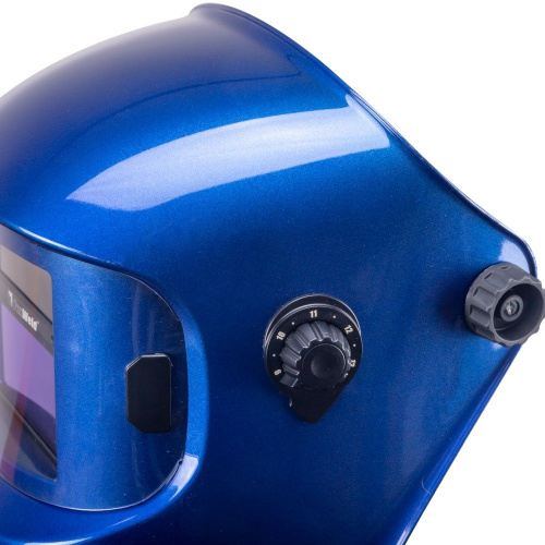 Маска сварщика КОРУНД-5 синяя без коробки (ф-р 2100V, пр-во FoxWeld) по ценам производителя в Уфе с доставкой по всей России