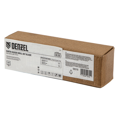 Нож шнека для грунта ER-250, диаметр 250 мм, комплект 2 шт Denzel по ценам производителя в Уфе с доставкой по всей России