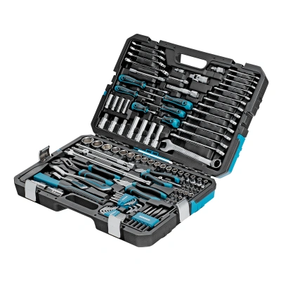 Набор инструментов, 1/4", 1/2", CrV, 120 зубьев, 115 предметов Gross по ценам производителя в Уфе с доставкой по всей России