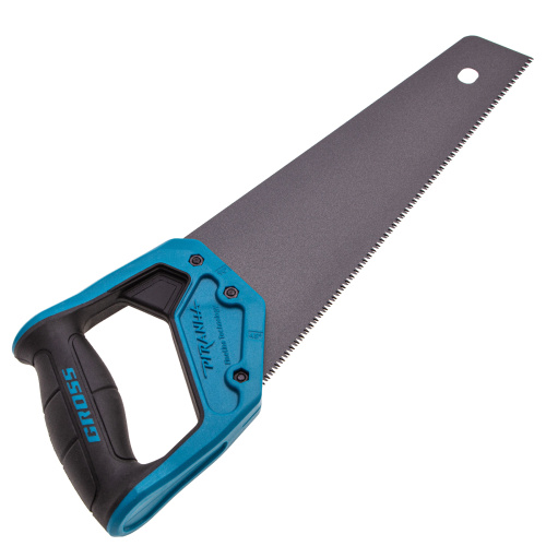 Ножовка по дереву "PIRANHA", 300 мм, 11 TPI, 3D-зуб, тефлоновое покрытие полотна, двухкомпонентная рукоятка Gross по ценам производителя в Уфе с доставкой по всей России