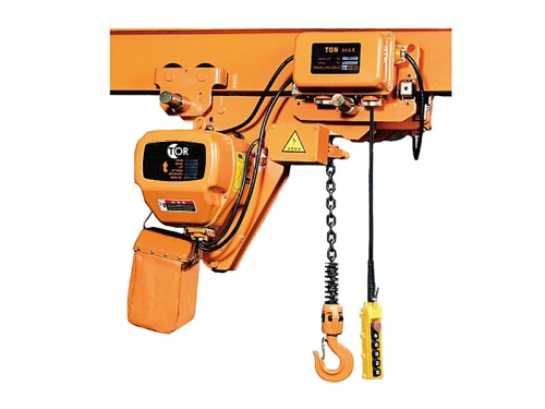 Таль передвижная с уменьшенной строительной высотой  3т  6м 380В электрическая цепная TOR HHBDSL-01 по ценам производителя в Уфе с доставкой по всей России