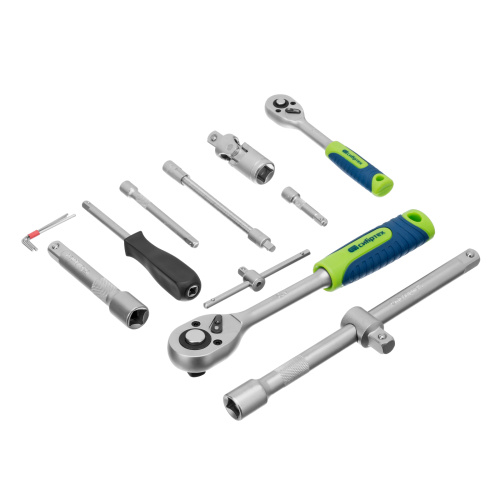 Набор инструментов, 1/2", 1/4", пластиковый кейс, 94 предмета// Сибртех по ценам производителя в Уфе с доставкой по всей России