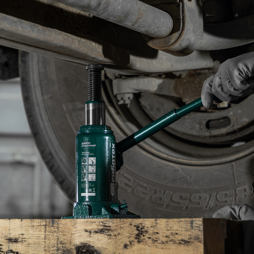 Домкрат гидравлический бутылочный, 10 т, 190-370 мм Сибртех купить в Москве с доставкой по всей России | ProtosMarket.ru