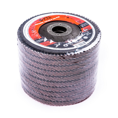 Круг лепестковый с керамическим абразивом для шлифования по нержавеющей стали FTL Everest 29 125 х 22,2 мм P40 по ценам производителя в Уфе с доставкой по всей России