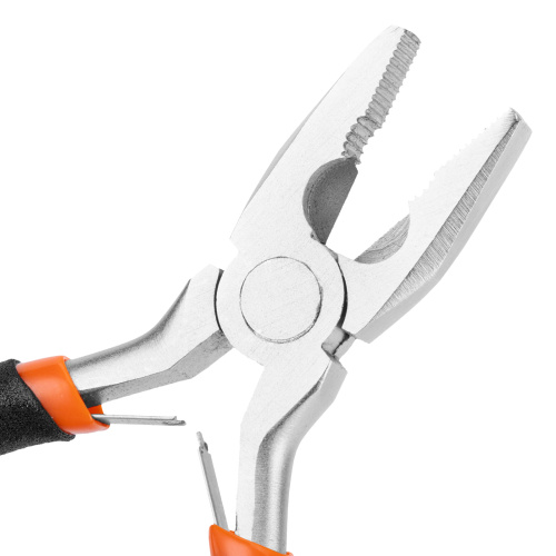 Плоскогубцы Mini, 130 мм, никелированные, авторазжим Sparta по ценам производителя в Уфе с доставкой по всей России