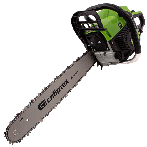Пила цепная бензиновая БП-5850, 58 см3, шина 50 см, шаг 0.325, паз 1,5 мм, 76 звеньев Сибртех по ценам производителя в Уфе с доставкой по всей России