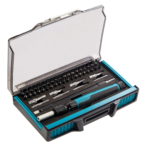 Отвертка с набором бит и торцевых головок для точных работ, гибкий привод, 48 шт, CrMo Gross по ценам производителя в Уфе с доставкой по всей России