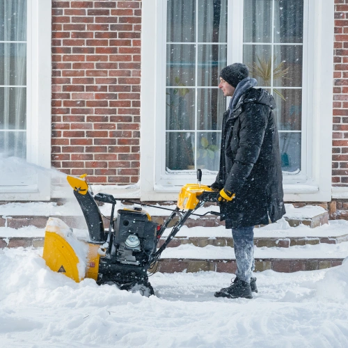 Бензиновая снегоуборочная машина SBL 711DT PRO, 420cc, гусеницы, эл.старт, блок. дифф. Denzel по ценам производителя в Уфе с доставкой по всей России