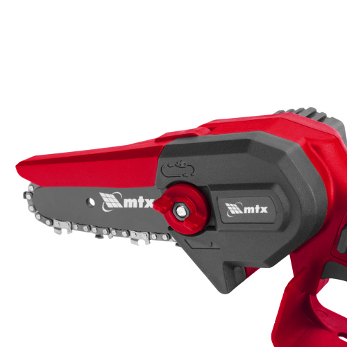 Цепная мини-пила аккумуляторная, MCS-100, шина 100 мм, Li-Ion, 20 В MTX по ценам производителя в Уфе с доставкой по всей России