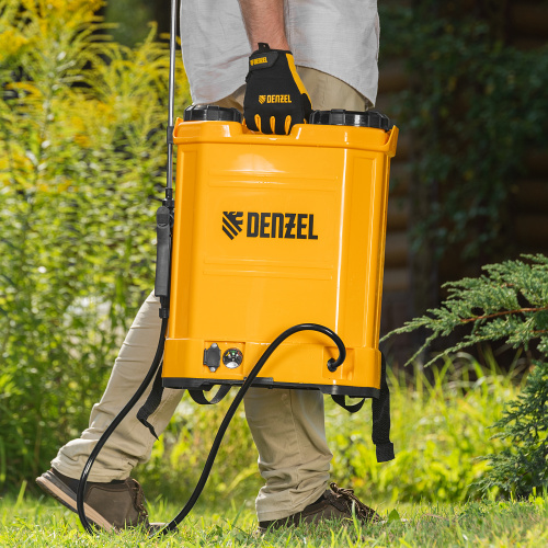 Опрыскиватель ранцевый аккумуляторный D-16LA, 16 л, 12 В, 8 Ач Denzel по ценам производителя в Уфе с доставкой по всей России