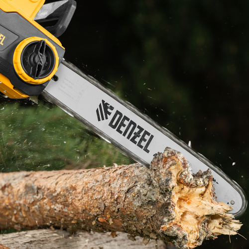 Пила цепная электрическая EDS-2000P, 2 кВт,поперечная, шина 40 см, шаг 3/8, паз 1.3 мм, 57 звеньев Denzel по ценам производителя в Уфе с доставкой по всей России