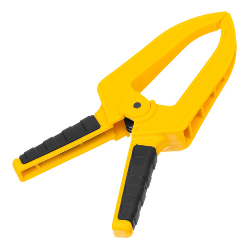 Струбцина клещеобразная, удлиненная 50 х 80 мм двухкомпонентные рукоятки Denzel по ценам производителя в Уфе с доставкой по всей России