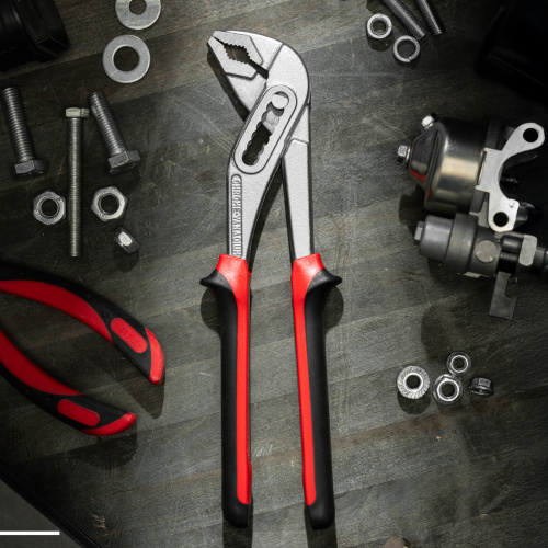 Клещи переставные Nickel (белый) 250 мм, хром-ванадий, двухкомпонентные рукоятки Matrix по ценам производителя в Уфе с доставкой по всей России