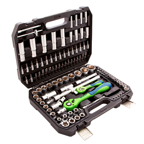 Набор инструментов 108 предметов, CrV, 1/2", 1/4" Сибртех по ценам производителя в Уфе с доставкой по всей России