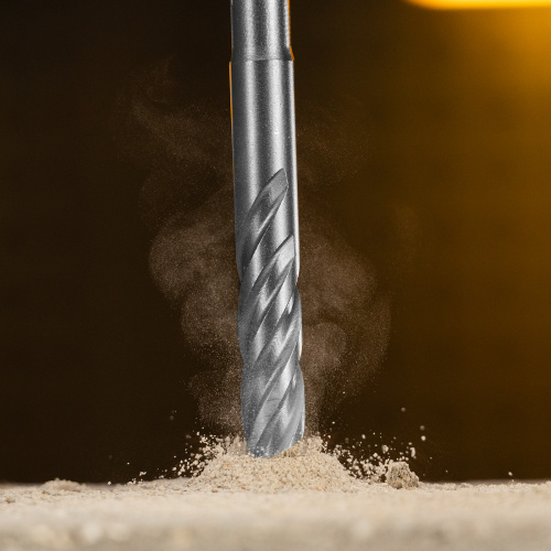 Бур по бетону, цельная крестовая пластина, 12x165 мм, SDS PLUS Denzel по ценам производителя в Уфе с доставкой по всей России