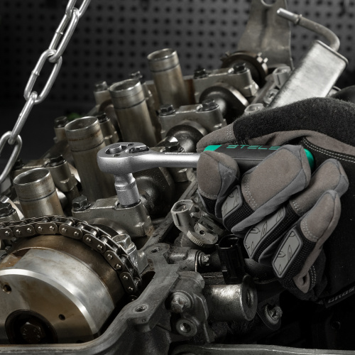 Набор инструментов, 1/2", 1/4", CrV, пластиковый кейс 69 предметов Stels по ценам производителя в Уфе с доставкой по всей России