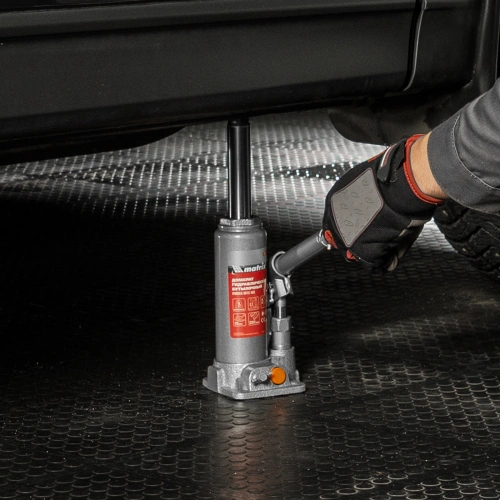 Домкрат гидравлический бутылочный, 2 т, h подъема 181-345 мм Matrix по ценам производителя в Уфе с доставкой по всей России