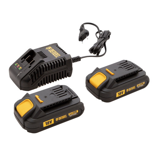 Дрель-шуруповерт аккумуляторная CDL-IB-18-02, Li-Ion, 18 В, 2 акк. Denzel по ценам производителя в Уфе с доставкой по всей России