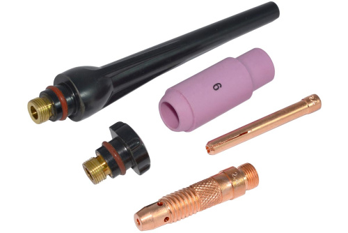 Горелка сварочная TIG  с газовым охлаждением WP-17 (2-pin, 4м) / Torch for TIG welding по ценам производителя в Уфе с доставкой по всей России