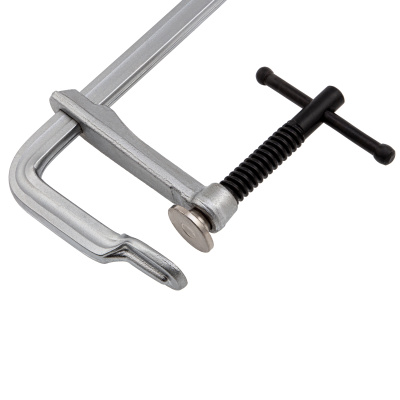 Струбцина F-образная, 100x400мм, кованая Denzel по ценам производителя в Уфе с доставкой по всей России