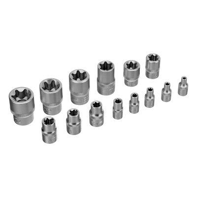 Набор головок Torx , 14 предметов, 1/4, 3/8, 1/2 Stels по ценам производителя в Уфе с доставкой по всей России