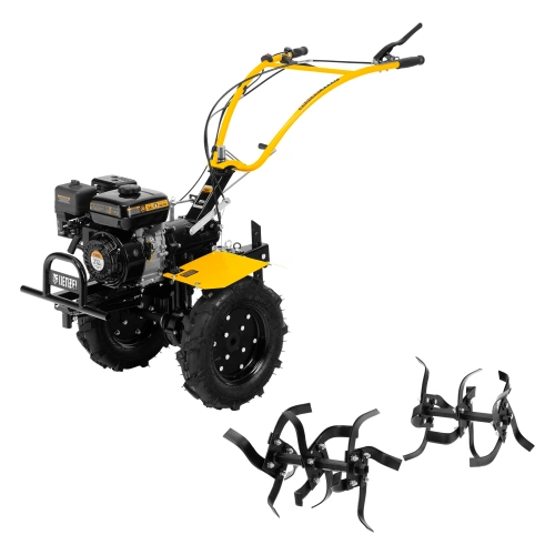 Мотоблок DPT-270X, 7 л.с, дисковое сцепление, ширина 90 см, глубина 35 см, фрез 3 х 4, ВОМ, передачи 2В/1Н Denzel по ценам производителя в Уфе с доставкой по всей России