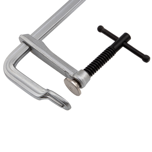 Струбцина F-образная, 100x400мм, кованая Denzel по ценам производителя в Уфе с доставкой по всей России