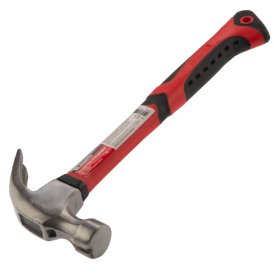 Молоток-гвоздодер, 450 г, боек c магнитом, фибергласовая обрезиненная рукоятка Matrix по ценам производителя в Уфе с доставкой по всей России