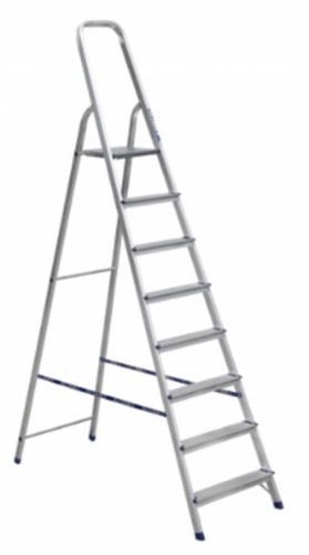 Стремянка алюминиевая односторонняя TOR SL8 по ценам производителя в Уфе с доставкой по всей России