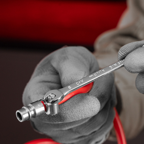 Ключ комбинированный, 6 мм, CrV, полированный хром Matrix по ценам производителя в Уфе с доставкой по всей России