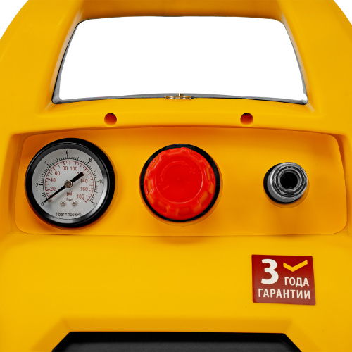 Компрессор воздушный безмасляный РС 1/6-180,1, 1 кВт, 180 л/мин, 6 л Denzel по ценам производителя в Уфе с доставкой по всей России