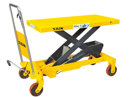 Стол подъемный передвижной 800 кг 420-1000 мм (1000х510 мм) XILIN SP800 по ценам производителя в Уфе с доставкой по всей России