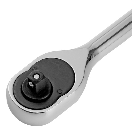 Ключ-трещотка 1/4", 45 зубьев, цельнометаллический, с быстрым сбросом, CrV, хром Сибртех по ценам производителя в Уфе с доставкой по всей России