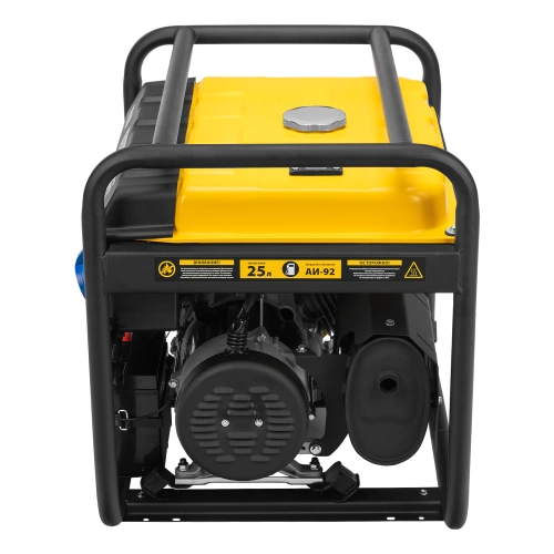 Генератор бензиновый PS 55 EA, 5.5 кВт, 230 В, 25 л, коннектор автоматики, электростартер Denzel по ценам производителя в Уфе с доставкой по всей России