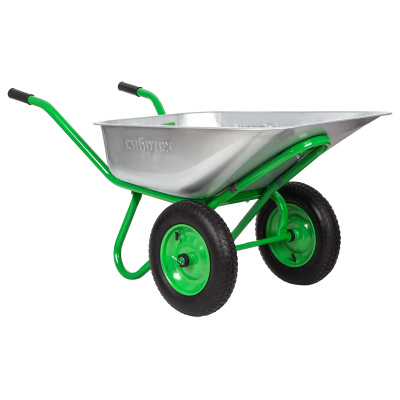 Тачка садово-строительная 2-х колесная, грузоподъемность 230 кг, объем 90 л Сибртех по ценам производителя в Уфе с доставкой по всей России