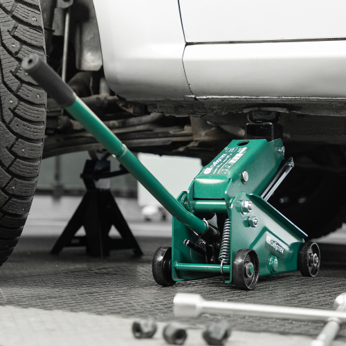 Домкрат гидравлический подкатной, 2,5 т, 148-387 мм Сибртех по ценам производителя в Уфе с доставкой по всей России