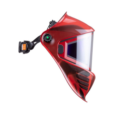 Маска сварщика КОРУНД МЕГА "красная" (ф-р MEGA LED) в коробке по ценам производителя в Уфе с доставкой по всей России