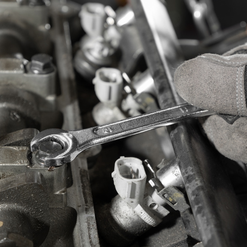 Набор ключей рожковых, 6 х 32 мм, 12 шт., CrV, хромированные Matrix по ценам производителя в Уфе с доставкой по всей России