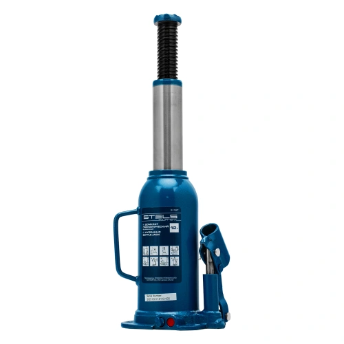 Домкрат гидравлический бутылочный, 12 т, h подъема 227-457 мм Stels по ценам производителя в Уфе с доставкой по всей России