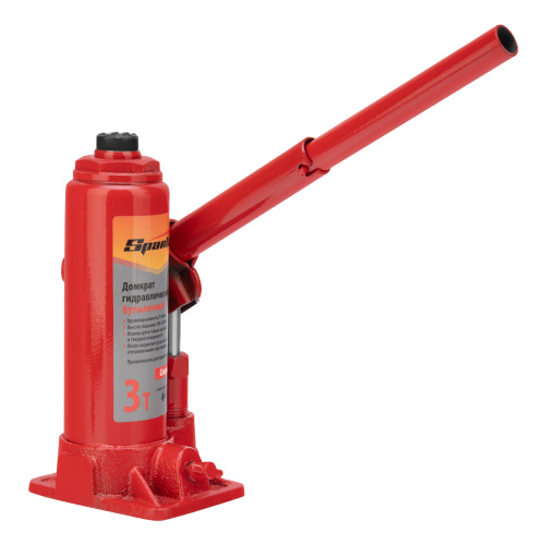 Домкрат гидравлический бутылочный 3т, h подъема 180-320 мм Sparta Compact купить в Москве с доставкой по всей России | ProtosMarket.ru